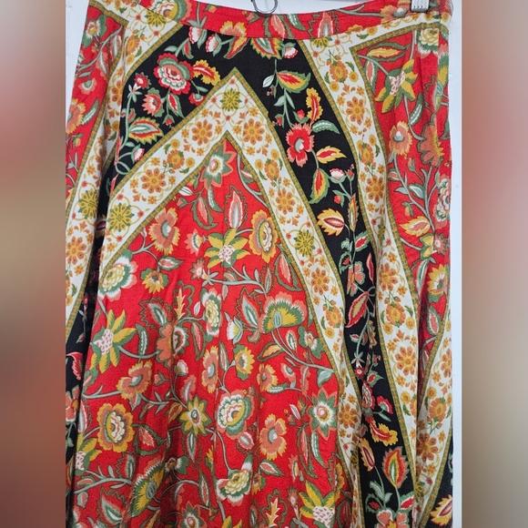 NWT Spell & Gypsy Designs Lolita Split Maxi Skirt Campfire - Picture 6 of 11